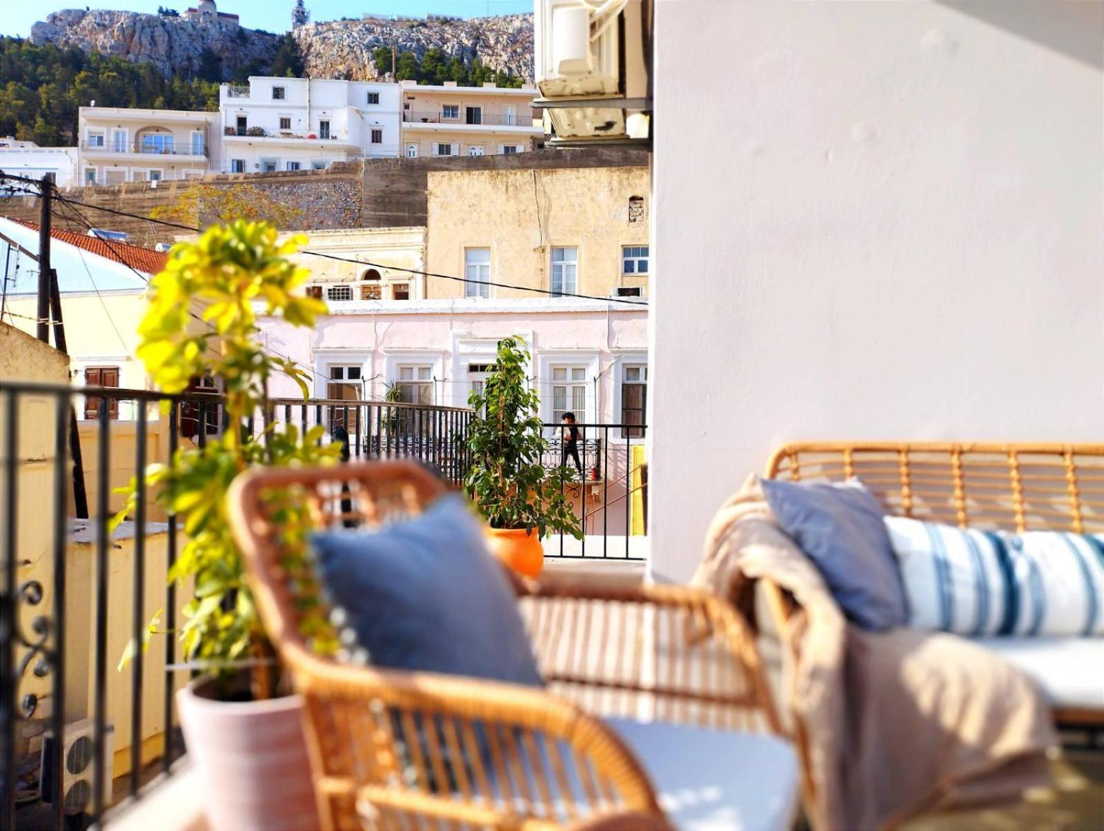 Ammoudara'S Apartments Rooftop Kalymnos Town Exterior photo